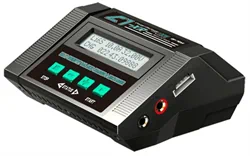 מטען דיגיטלי חכם לסוללות ליתיום 2-6 תאים 220V/12V 100W